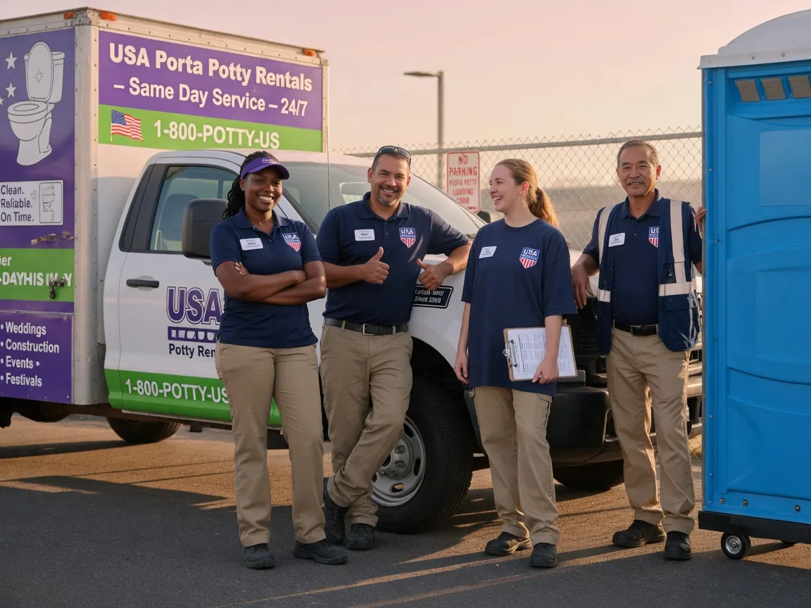 Porta Potty Rental company in Hye, TX